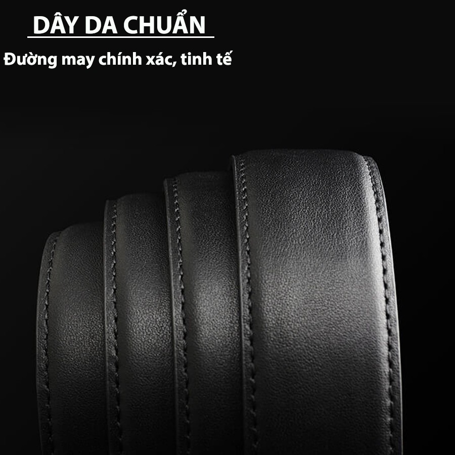 Thắt Lưng, Dây Nịch, Nịt Nam NTv01, Khóa Kim Loại Tự Động, Thời Trang Công Sở Cao Cấp