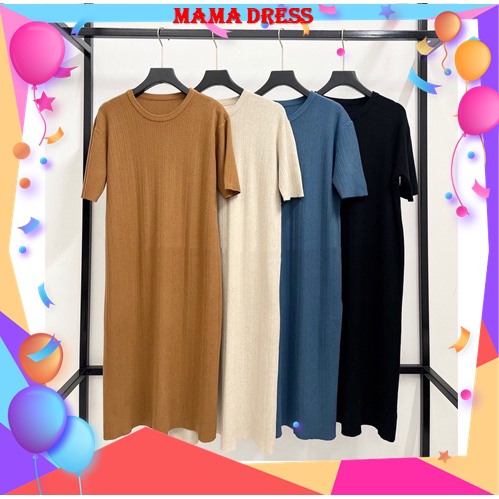 Váy bầu len cộc tay dáng suông HÀNG QUẢNG CHÂU cao cấp đẹp giá rẻ cho mẹ bầu nơi công sở dự tiệc V38