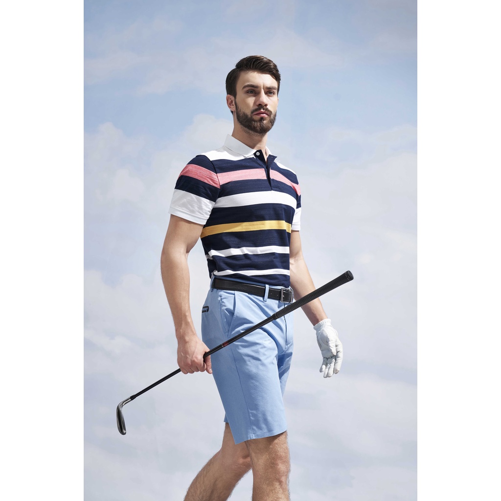 Quần short nam Aristino dáng Golf fit thoải mái, chất liệu mềm nhẹ, thoáng khí, thấm hút tốt - ASOG02S9