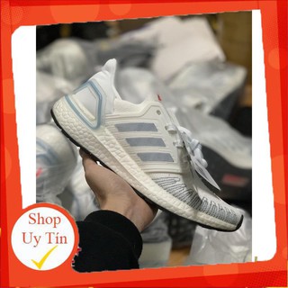 (FREESHIP, VIDEO ẢNH THẬT 1.1) Giày Ultra Boost 6.0 Trắng Xanh