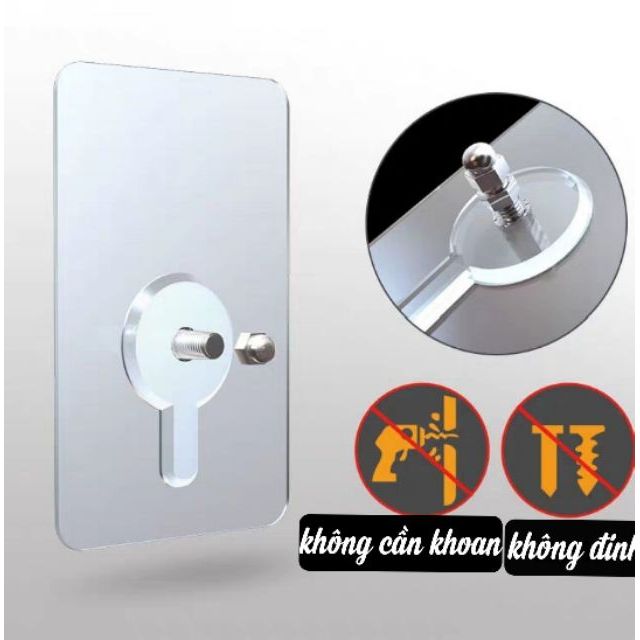 Đinh dán tường KHÔNG CẦN KHOAN dùng cho các giá treo đồ nhà bếp , nhà tắm nhanh gọn , tiện dụng TH6