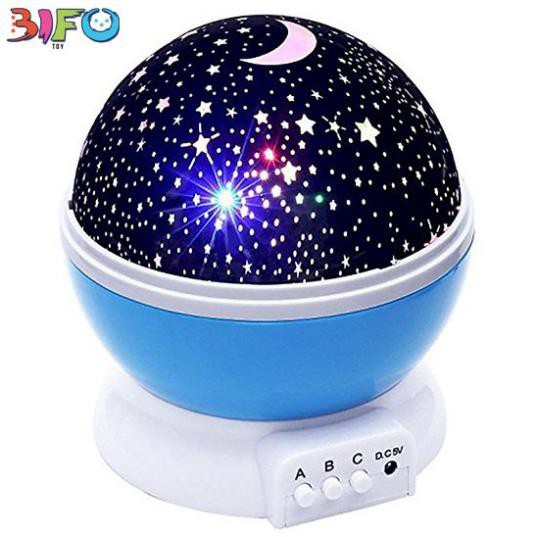 Đồ chơi trẻ em đèn chiếu sao tự xoay tròn thần kỳ 360 Star Master pro