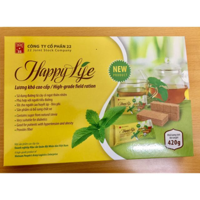 Hộp Lương Khô Dinh Dưỡng Ăn Kiêng Happy Life 420gr