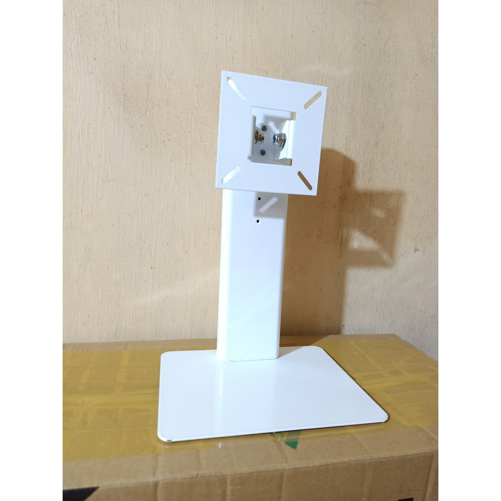 Chân màn hình đa năng cho màn hình từ 14 tới 32 inch - Trụ Hộp Full Trắng