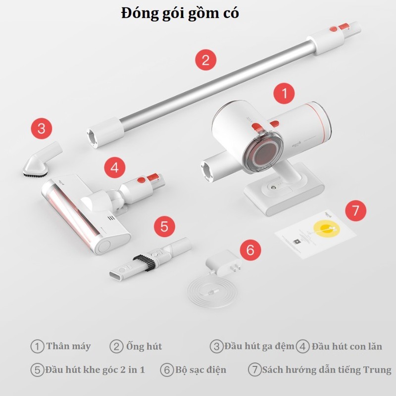 Máy Hút Bụi Cầm Tay Xiaomi Deerma VC25 Chính Hãng