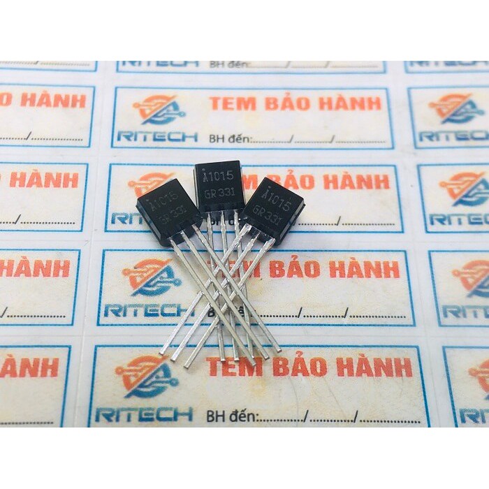 [Combo 50 chiếc] 2SA1015 A1015 Transistor PNP 0.15A/50V TO-92