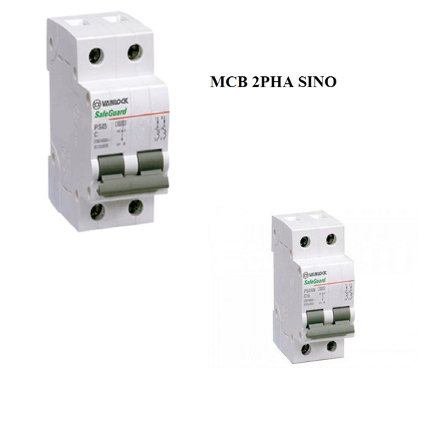 Át đôi 2P 6A-63A Sino Vanlock PS45N