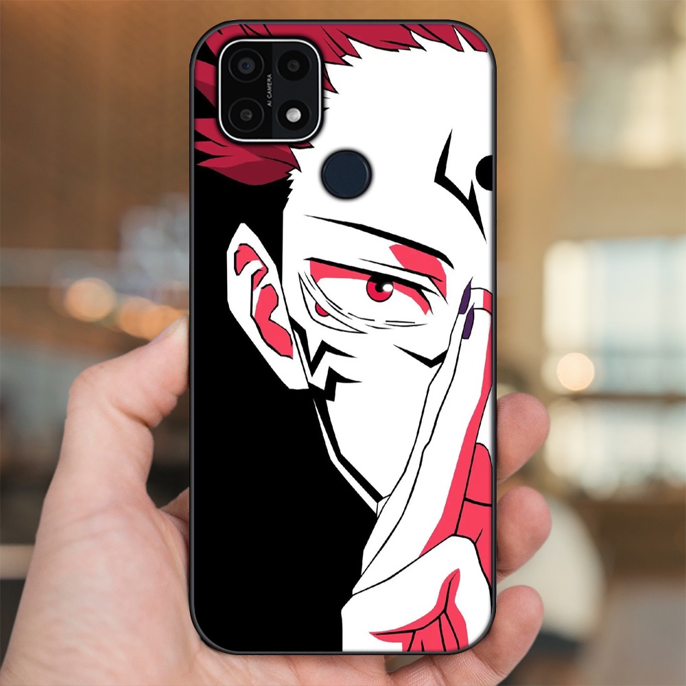 Ốp lưng Oppo A15, A15s viền đen in hình Yuji Jujutsu Kaisen