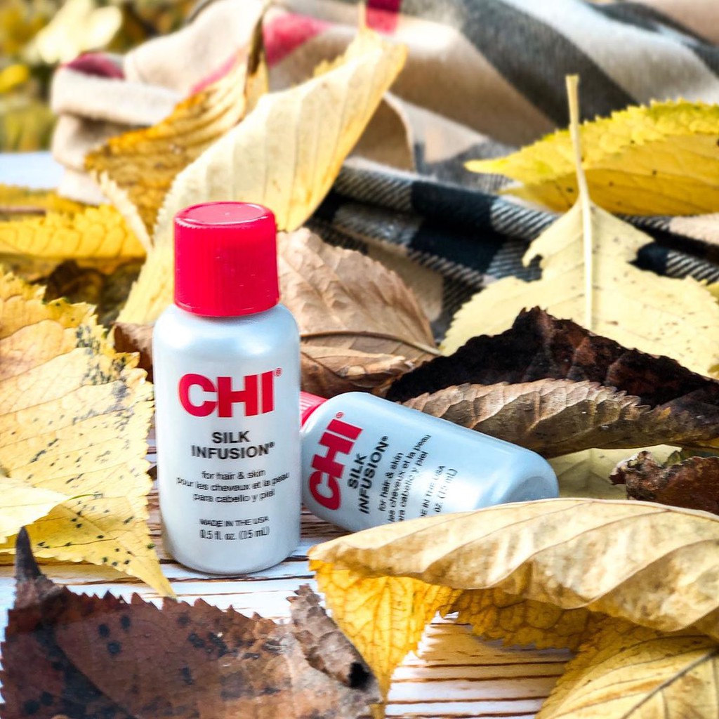 TINH DẦU DƯỠNG TÓC CHI SILK INFUSION 15ML l HÀNG CHÍNH HÃNG | BigBuy360 - bigbuy360.vn