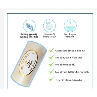 Xà phòng cám gạo-sữa dê thái lan chính hãng 100gr
