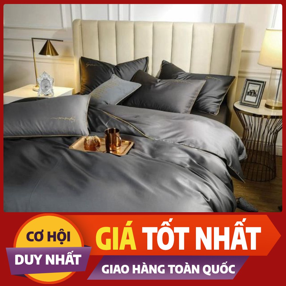 Bộ chăn ga gối lụa Tencel Sumoi( nhiều màu)