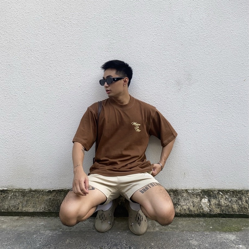 Áo thun Blank - Tobacco Brown