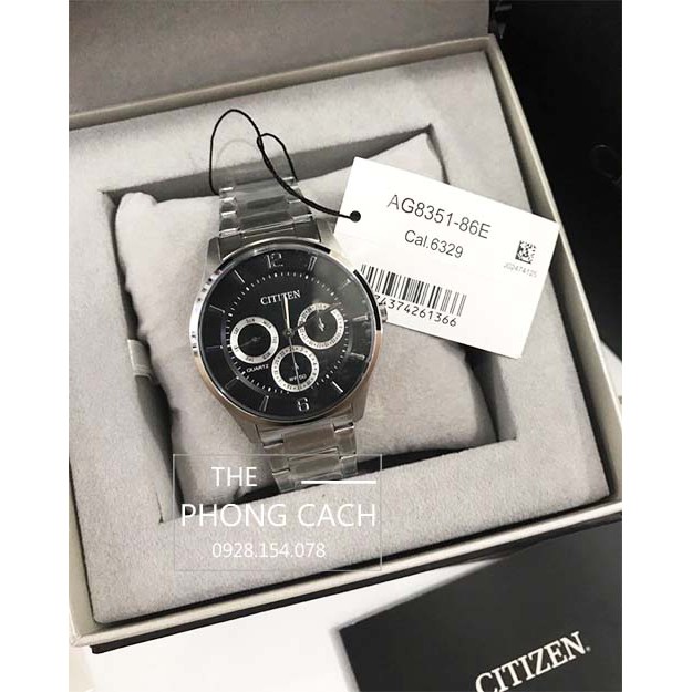 Đồng hồ nam Citizen AG8351-86E- Quartz (Pin) chính hãng