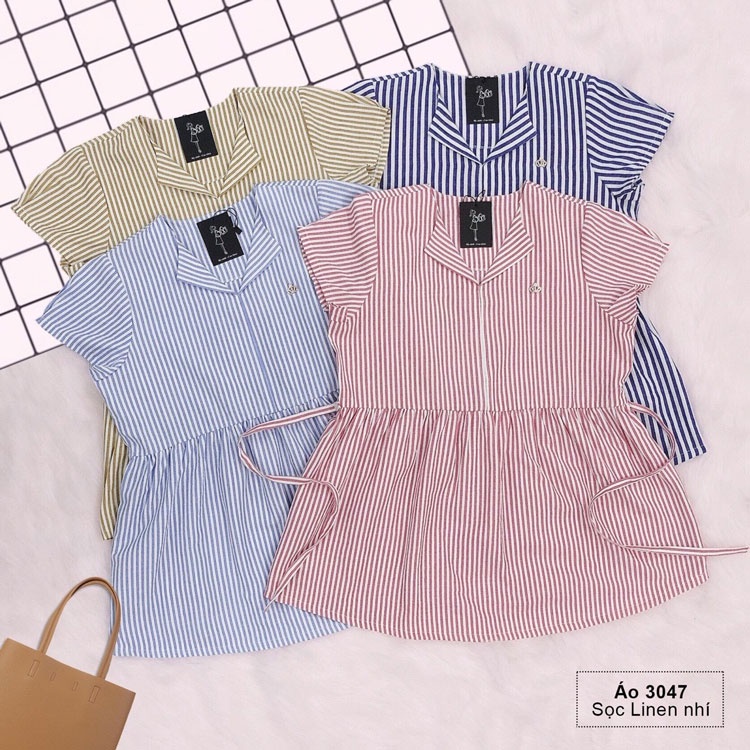 [Size 40-70kg] Áo bầu công sở dễ thương vải 100% sợi cotton cao cấp thoáng mát thấm mồ hôi free size 40-70kg