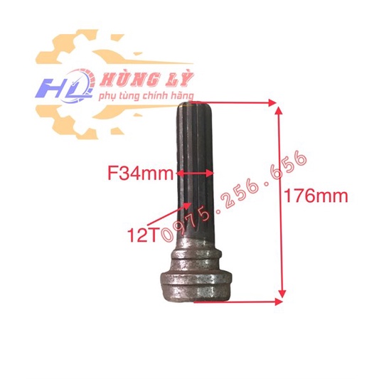 Đầu đực 212-12 then hàng J phụ tùng ô tô phụ tùng Hùng Lỳ