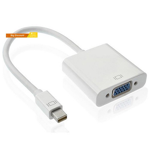 Dây cáp chuyển đổi cổng mini DP sang VGA HDMI DVI cho Apple Macbook