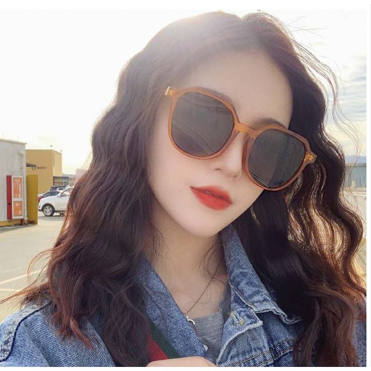 Kính nữ râm phong cách ulzzang 208 trà cam | BigBuy360 - bigbuy360.vn