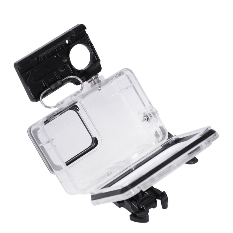 Ốp Bảo Vệ Chống Thấm Nước Kèm Giá Đỡ 45m Cho Gopro Hero7 Hero7