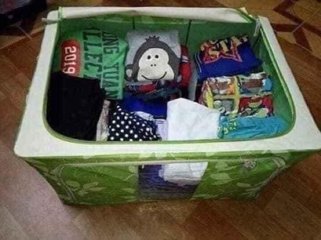 Túi đựng chăn màn có khung sắt siêu tiện dụng