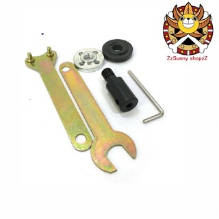 Bộ giữ lưỡi cắt M10 trục 5mm, 8mm, 10mm, 12mm chế máy mài , máy cắt  dành cho motor 775