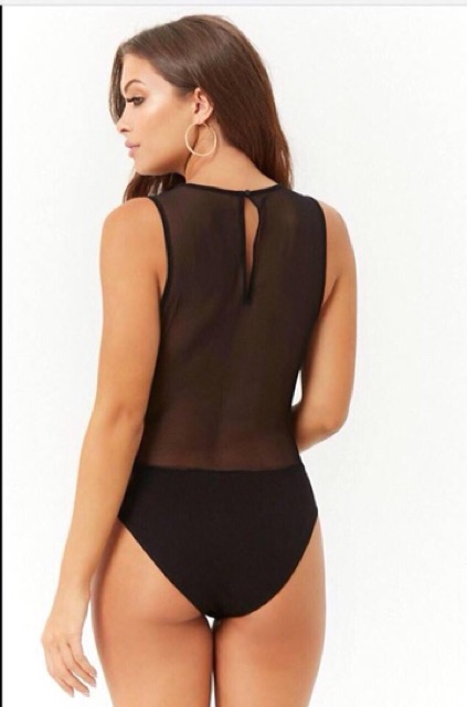 Bodysuit ren lưới F*21 - có BIGSIZE | BigBuy360 - bigbuy360.vn