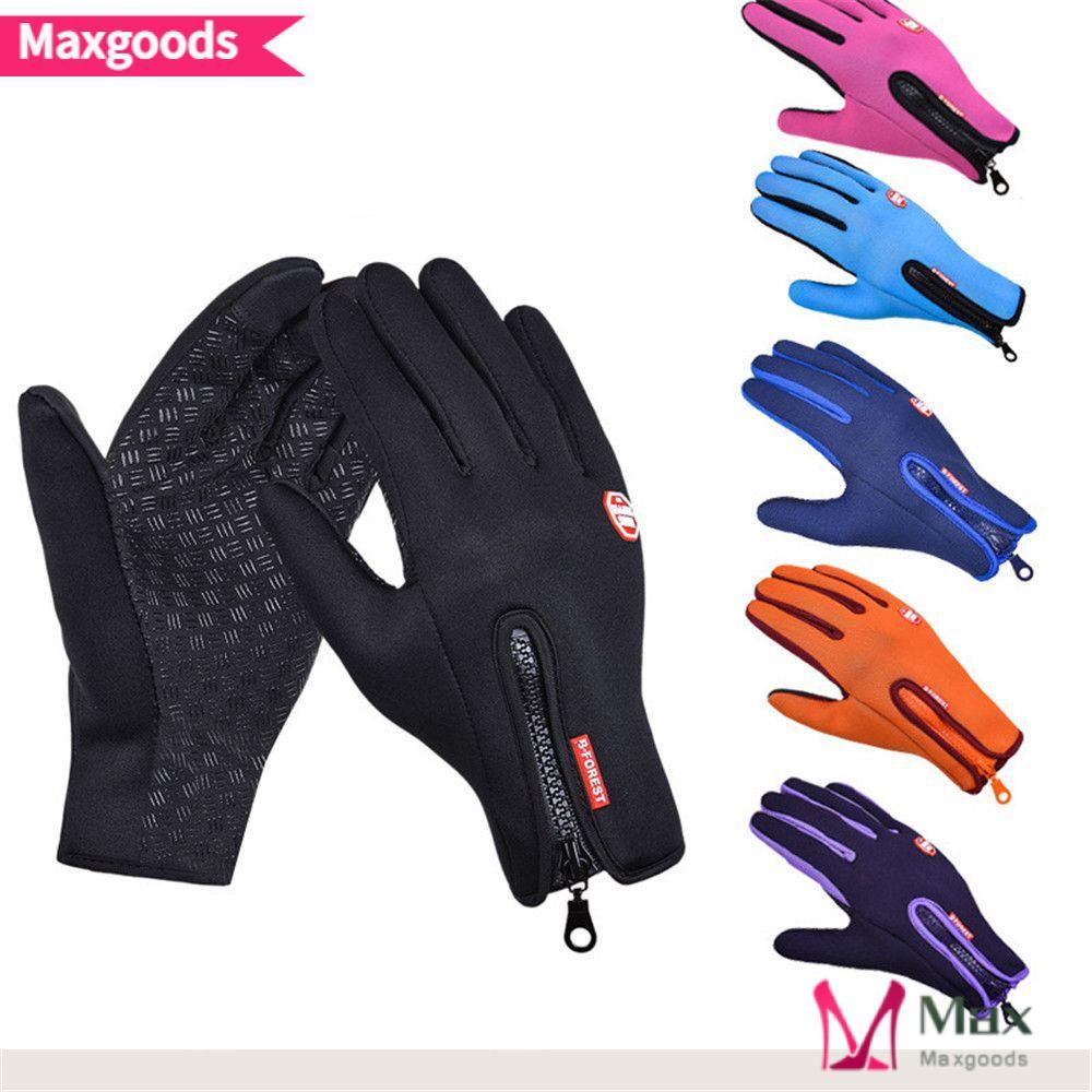 Găng Tay Chống Trượt Chống Nước Thời Trang Giữ Ấm Mùa Đông Có Thể Chạm Màn Hình Cảm Ứng
