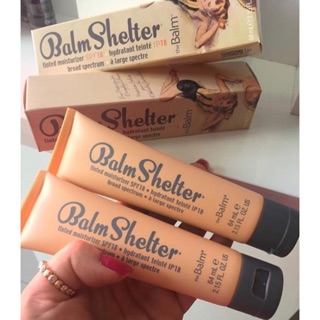 [AUTH BILL MỸ] Kem nền Thebalm Balm Shelter Tinted Moisturizer SPF 18
