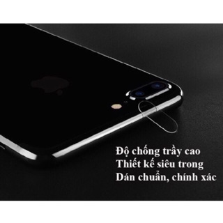 Miếng dán camera iPhone 7plus, 8 plus