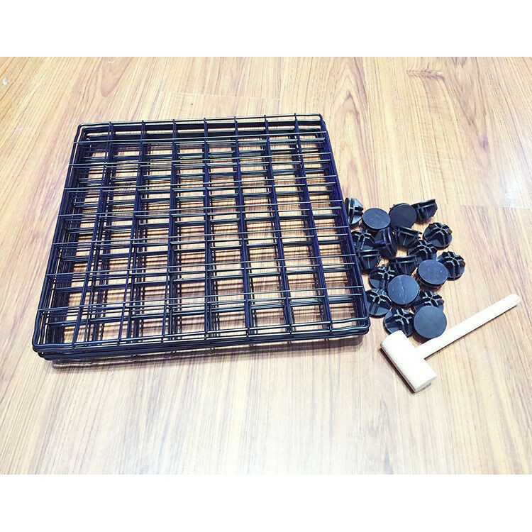 6 Miếng Ghép Lưới Sắt Thông Minh Ghép Hàng Rào Chuồng Quây Chó Mèo Gà Chim Rùa
