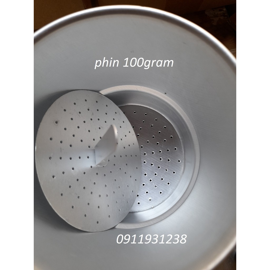 Phin cafe phin nhôm to phin pha cà phê cỡ lớn 100gram - 200gram