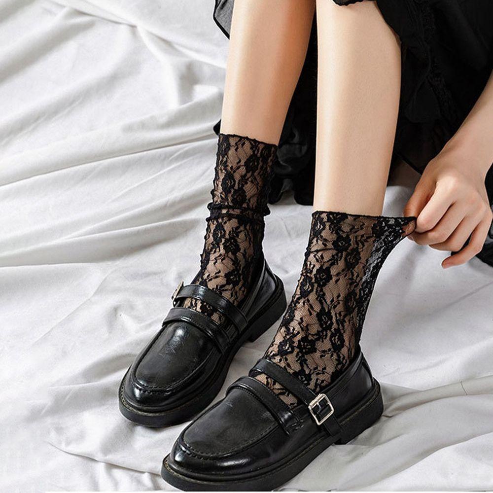 Vớ Lolita Phối Ren Hoa Quyến Rũ Dành Cho Nữ