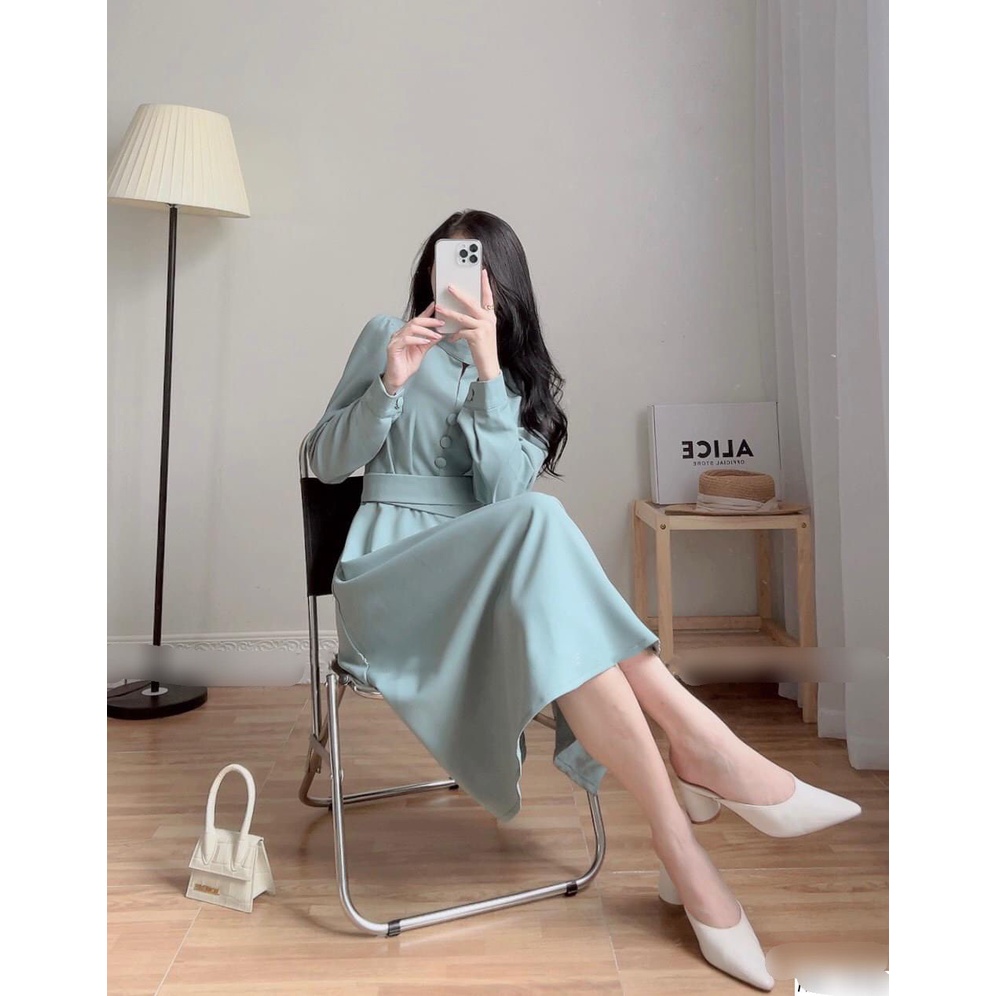 Đầm ZR Xanh Ngọc - Hàng xuất dư 100%