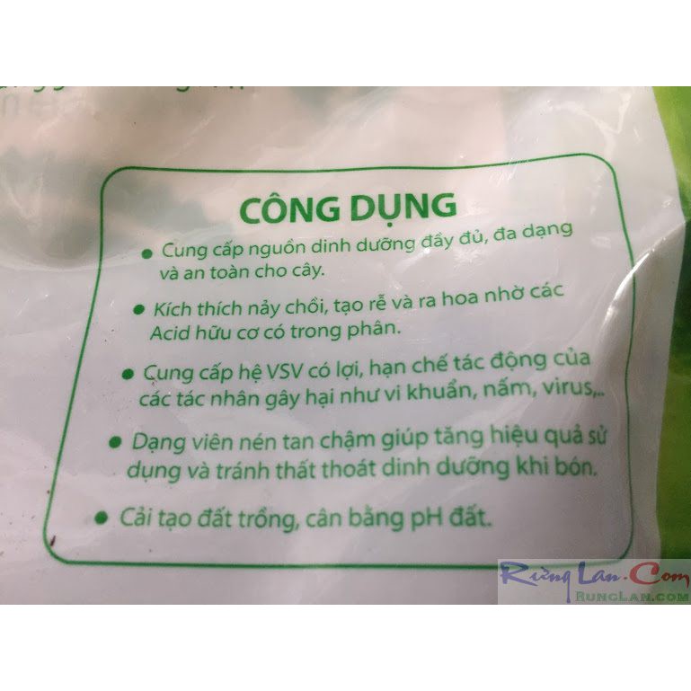Phân Viên nén trùng quế Sfarm tan chậm