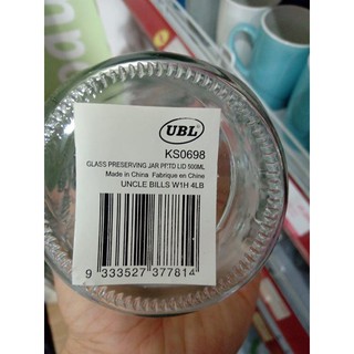 Hũ thủy tinh Uncle Bills KS0698 500ml