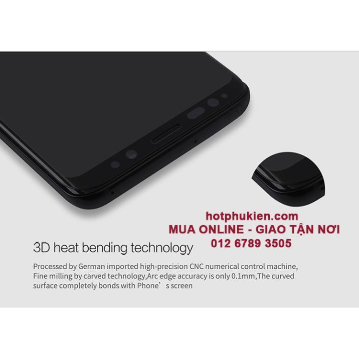 [BH 1 ĐỔI 1] Miếng dán cường lực full màn hình 3D Samsung Galaxy S9 chính hãng Nillkin Cp + Max