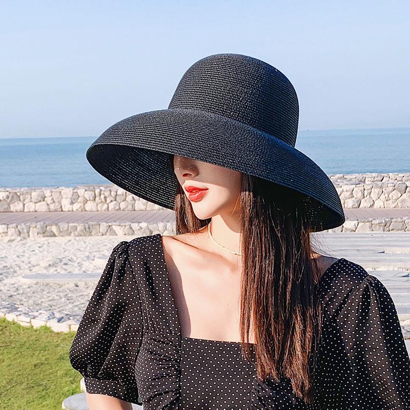 Nón Cói Nữ Lồng Đèn Trơn Mũ Cói Chuông Hội An Đi Biển Đầu Tròn