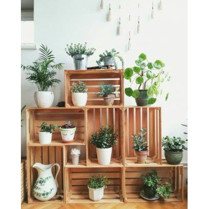 Box gỗ đa năng - Box trang trí - Hộp trang trí - Hộp pallet đa năng 35 x 45 x sâu 20cm - HPKTT 04