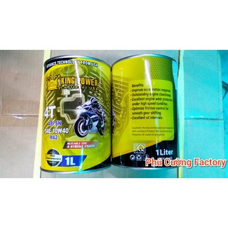 ComBo 03 Lon Nhớt Xe Số King Power,made in UAE