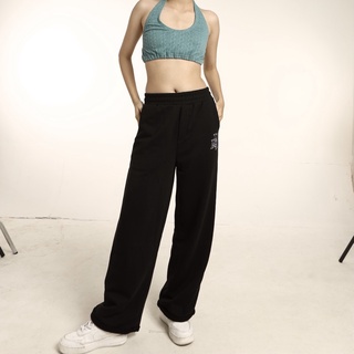 Quần ERRORIST sweat pant ống rộng trắng/đen