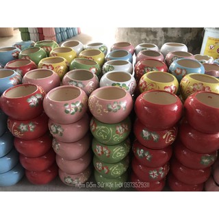 Chậu Sứ Trồng Cây Tài Lộc 🍀GIÁ GỐC TẬN XƯỞNG🍀Gốm Sứ Bát Tràng - Trồng Cây Nhỏ Xinh: Sen Đá, Xương Rồng, Kim Ngân