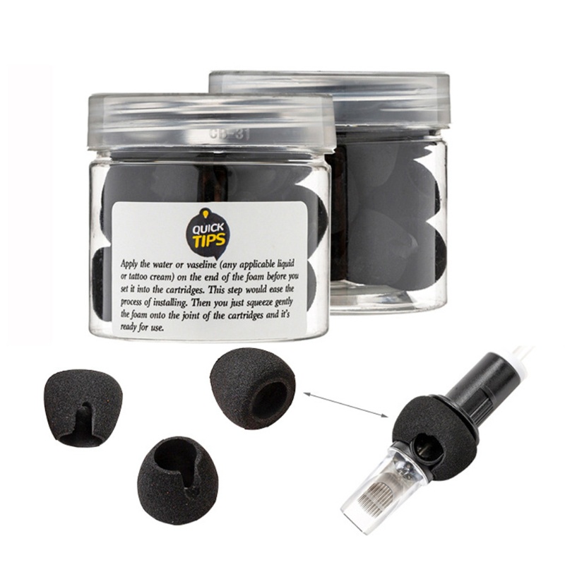 Set 20 Hộp Xốp Tròn Đựng Mực Xăm Chuyên Dụng Cho Hawk