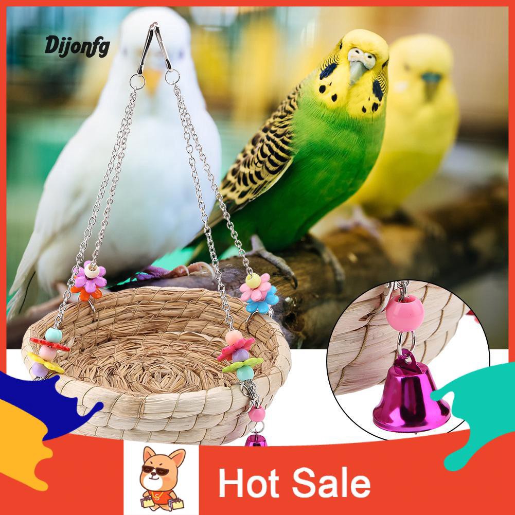 Lồng Treo Kết Hạt Nhiều Màu Cho Vẹt