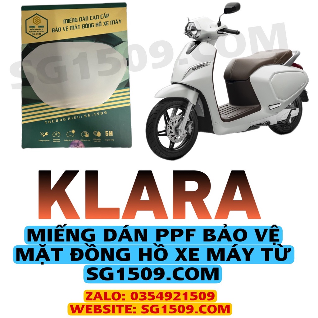 PPF KLARA | MIẾNG DÁN PPF VINFAST KLARA  CHỐNG TRẦY XƯỚC, PHỤC HỒI VẾT XƯỚC, LÀM MỚI MẶT ĐỒNG HỒ XE, SG1509