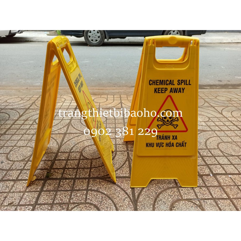 Biển báo chữ A - Tránh xa khu vực hóa chất