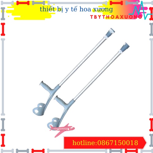 Nạng Khuỷu Tay Lucass C-37 Màu Trắng ,Hợp Kim Nhôm Cao Cấp