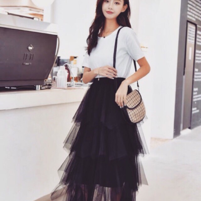 Chân váy công chúa 4 tầng 2 lớp_chân váy tầng xinh | BigBuy360 - bigbuy360.vn