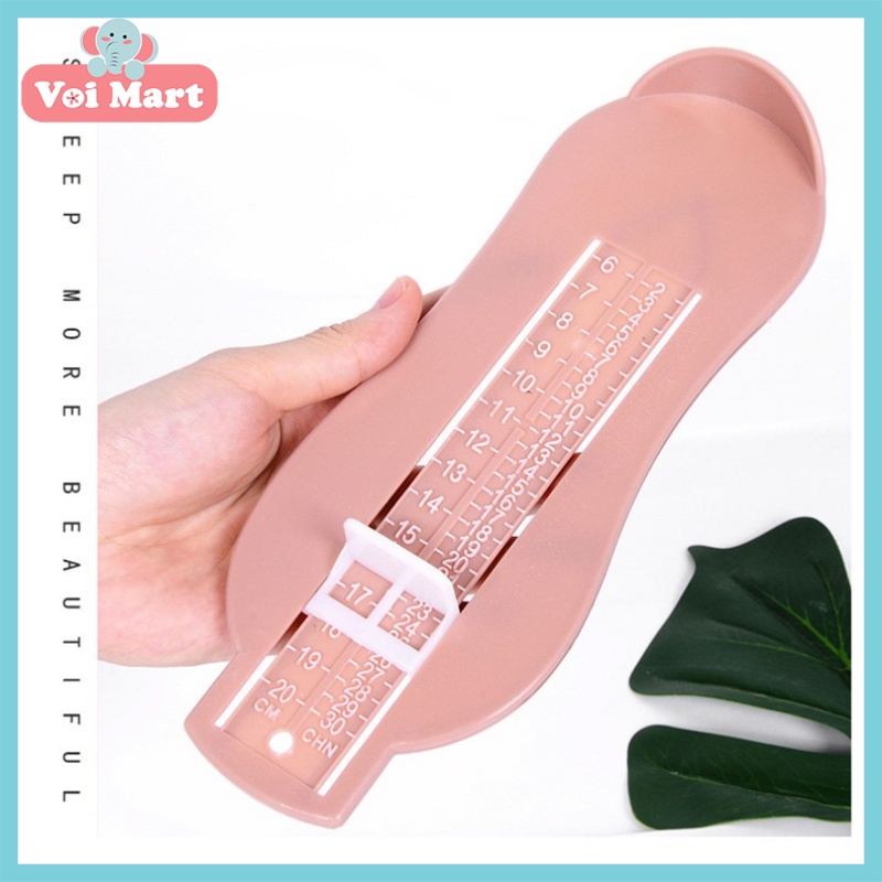 ⚡HOT⚡Thước Đo Chiều Dài Bàn Chân Cho Bé 3 Màu Siêu Xinh