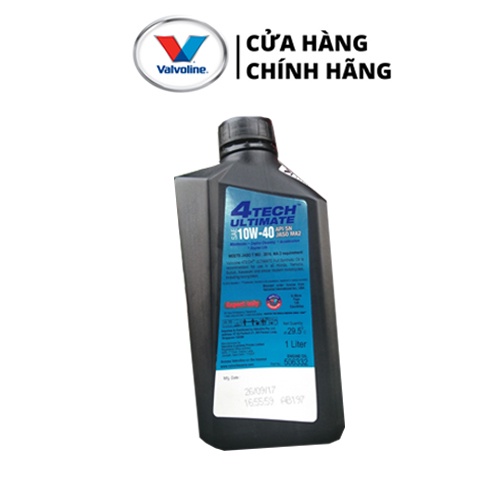 Nhớt Động Cơ Valvoline Cao Cấp 4Tech Ultra 10w40/MA2 - Xe Phân Khối Lớn