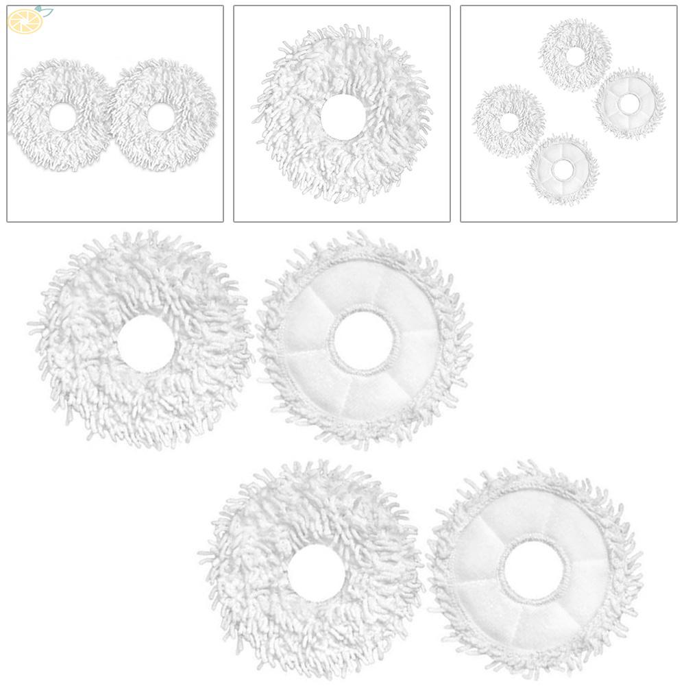 Bộ 4 Miếng Vải Lau Sàn Cho Máy Hút Bụi Bot W10 W10 Pro