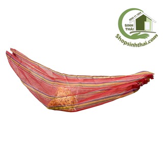 Võng lưới cước dày - võng ngoài trời siêu bền đẹp - màu đỏ
